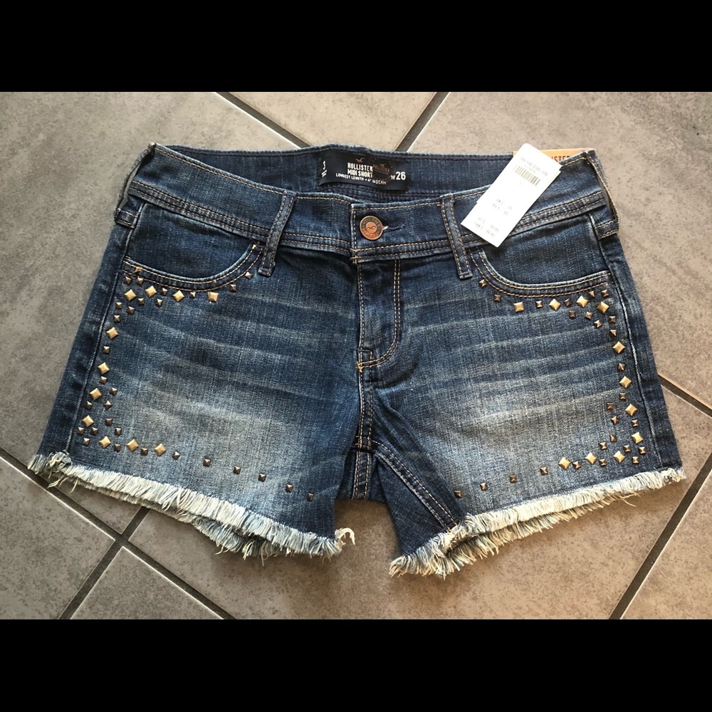 Hollister jean shorts
